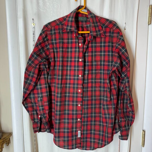 Vintage J. McLaughlin Men's Plaid Shirt - Picture 1 of 4